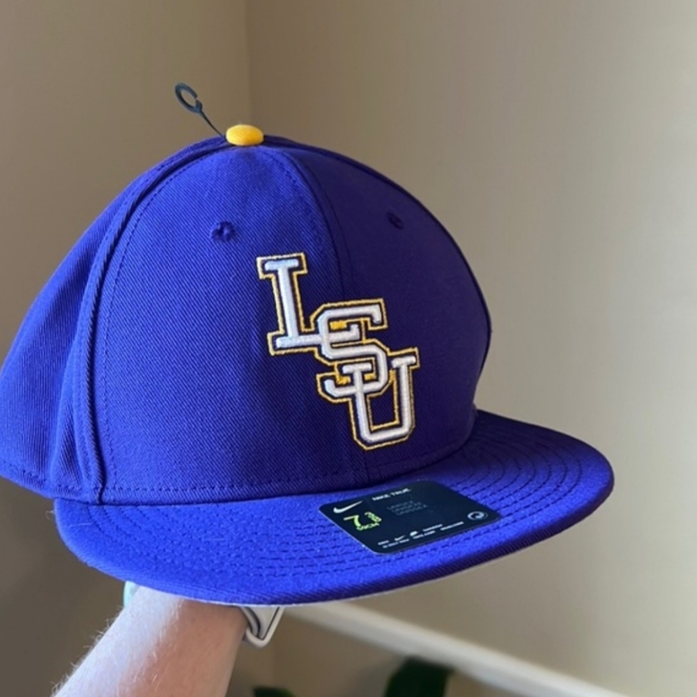 ISO Nike LSU Team Authentic Baseball Cap Hat 7 1/4 7 3/8 *DO NOT BUY*